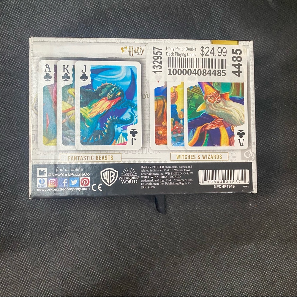 Harry Potter Double Deck Playing Cards - Picture 2 of 3